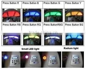 GTO brand professional Vertical one eight led colors for skin care With CE/PDA approved