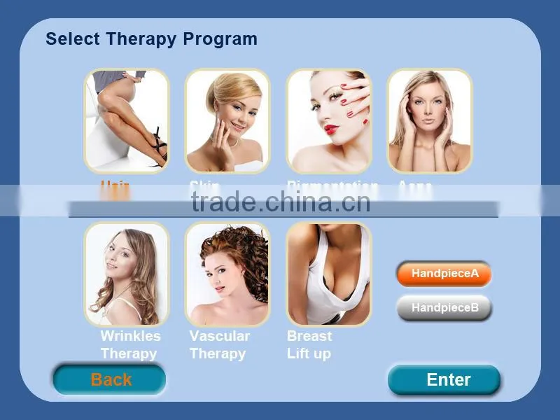 Five filters presented ! ipl for skin rejuvenation machine with CE ISO TGA