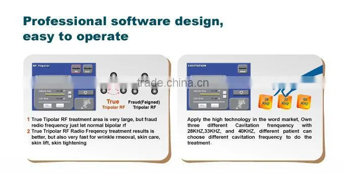 Whole sale !!! Five treat heads !!! portable tripollar RF machine for wrinkle removal and skin tightening