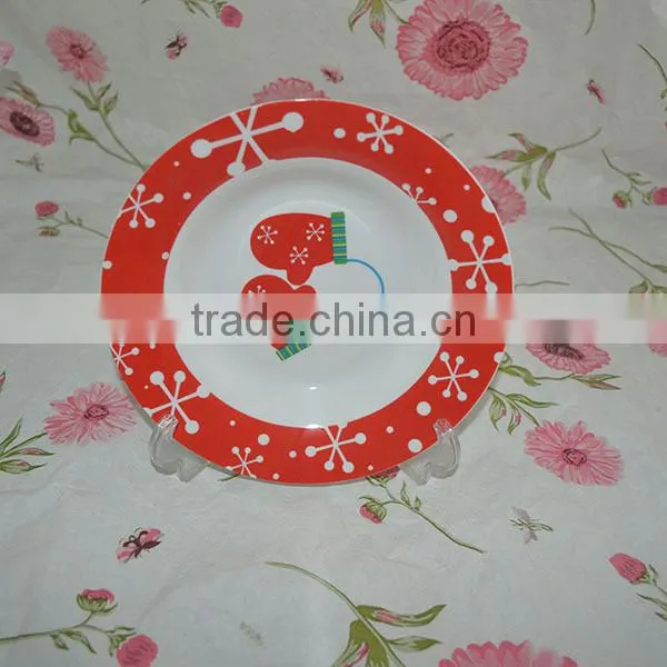 Dinner used ceramic soup dish, dish and plate porcelain