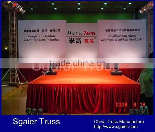Wholesale Metal folded cheap portable stage with factory price