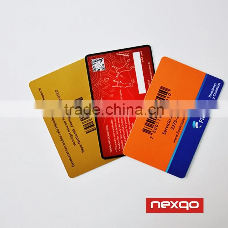 Custom pvc membership barcode key tag pvc card for VIP member