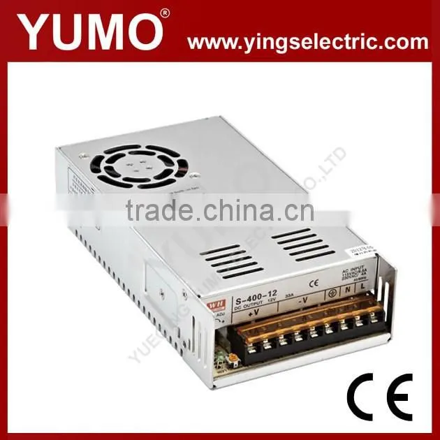 YUMO S-400 400W 5/12/48V Single output High efficiency power supply Switching Power Supply