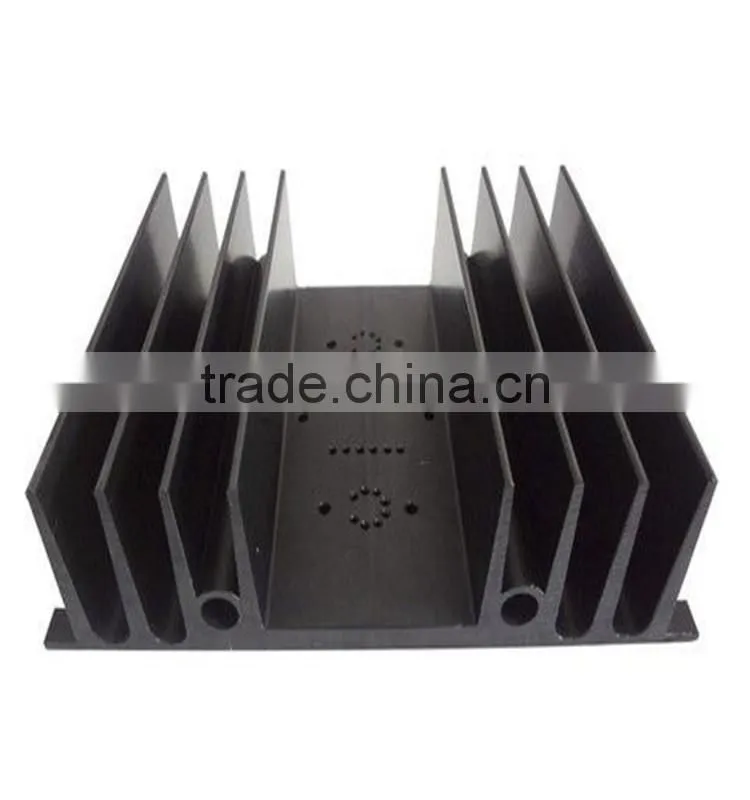 Anodized CNC custom precision fan aluminum heat sink for projector