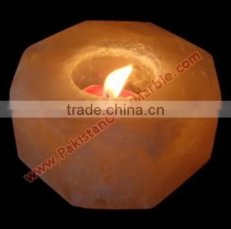 Pakistan Supplier CRAFTED SALT CANDLE HOLDERS