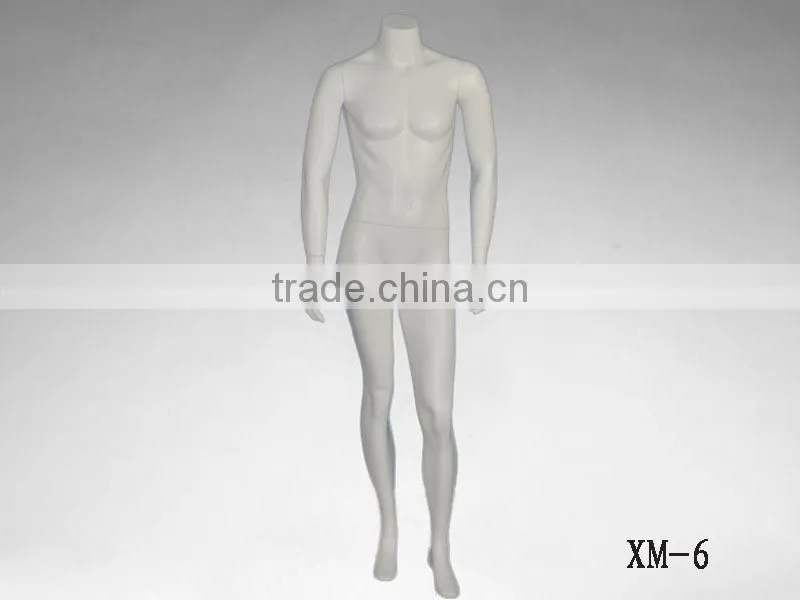 Factory price virtual headless display male mannequin with shoes