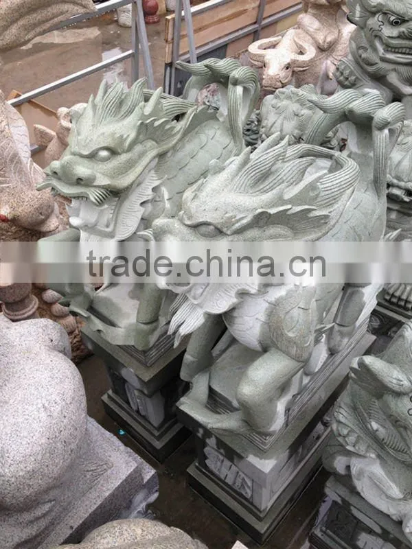 stone chinese dragon sculpture