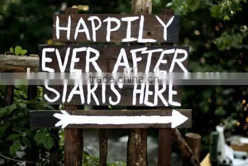 wedding wooden sign