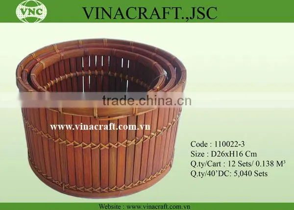 Bamboo bin