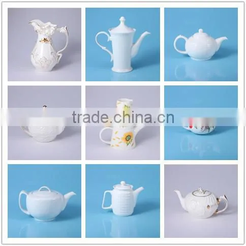 TP08103-1 Good quality ceramic restaurant chinese kettle tea pots teapot
