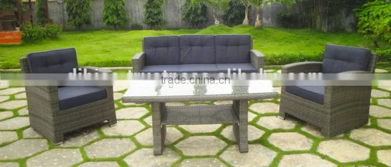 Outdoor PE Rattan Garden Sofa Set