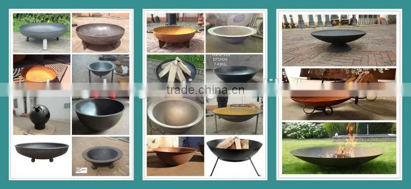 Decorative D70 cm Garden Fire Bowl / Garden Fire Pit