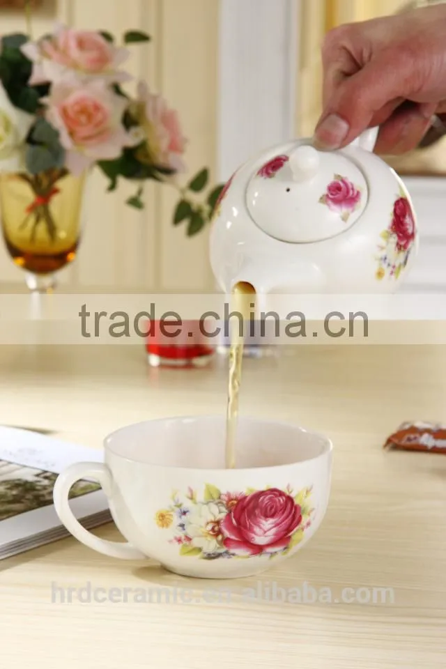 china good quality cheap ceramic porcelain teapot