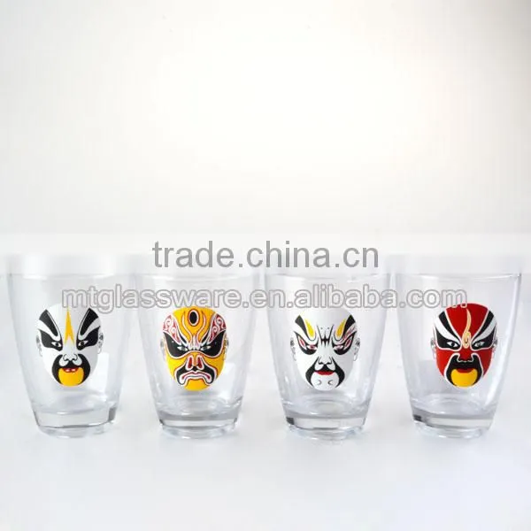 4pcs Japan sake with stone tray sets