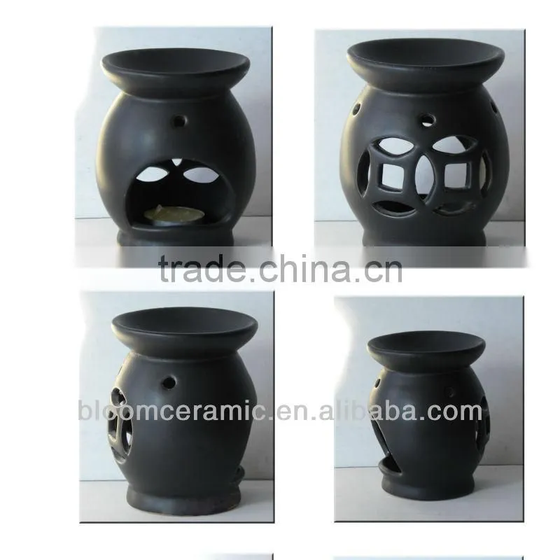 Clear porceain antique oil burner