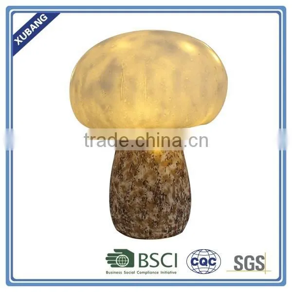mushroom statues lights for garden decoration