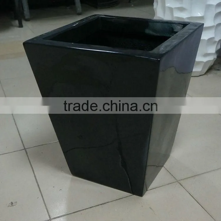 Big fiberglass flower pot