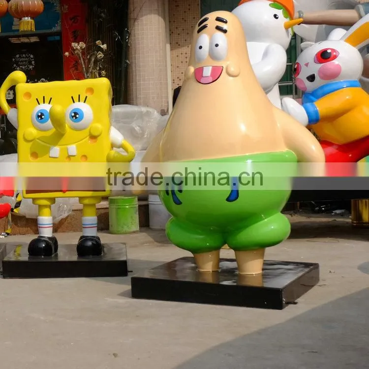 Movie FRP Patrick Star statue cartoon