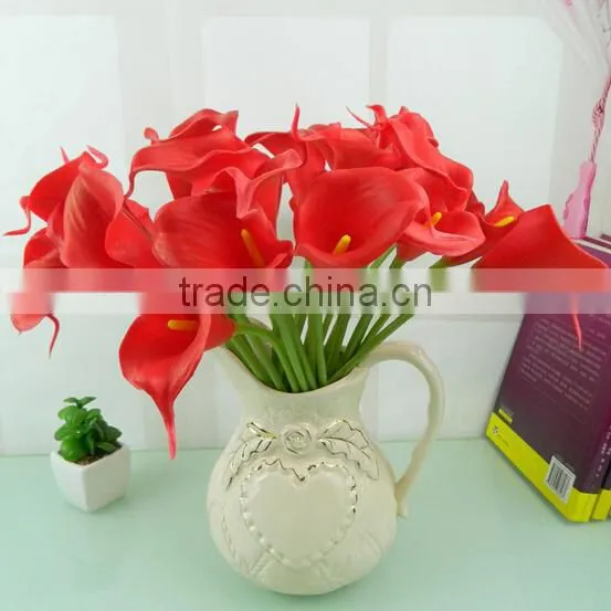 PU blue artificial callas