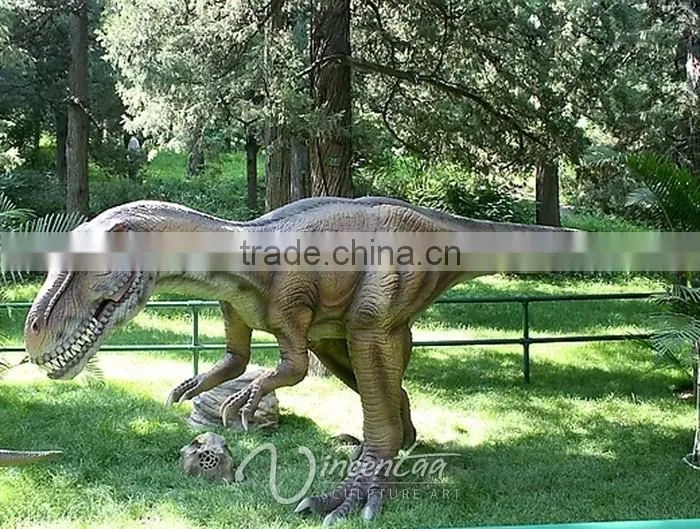 outdoor park decoration life size fiberglass dinosaur statues for sale