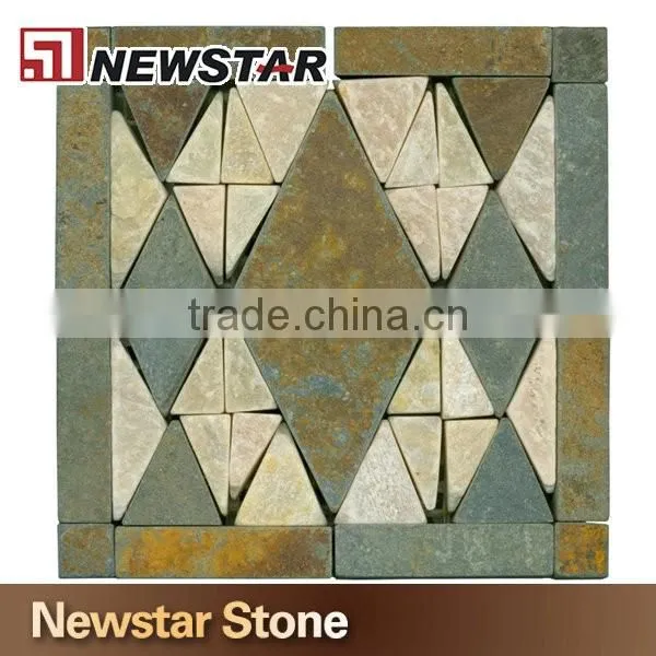 slate mosaic china slate multicolor natural stone slate mosaic