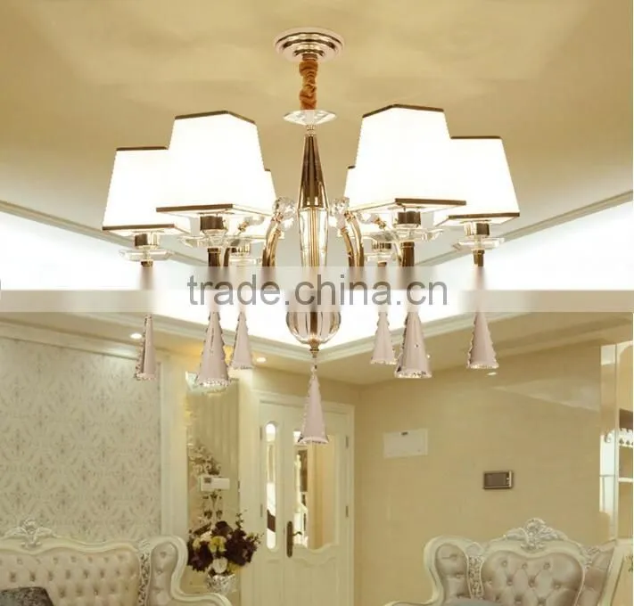 M960 Momoda decorations luxury simple Crystal living room bedroom golden home lighting chandelier pendant lamp
