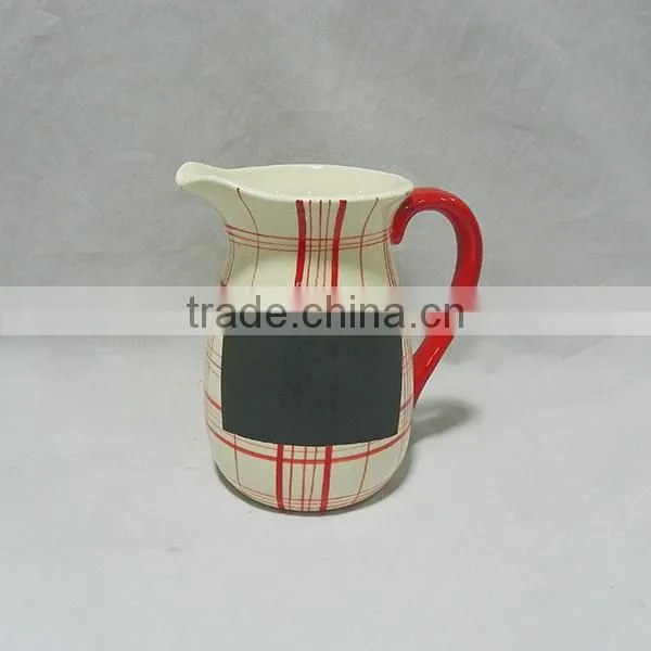 Hot ceramic pitcher for home and garden