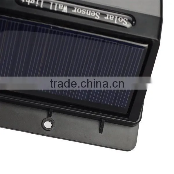 Wall Light, Bright Solar Power Outdoor LED Light No Tools Required Peel and Stick Motion Activated