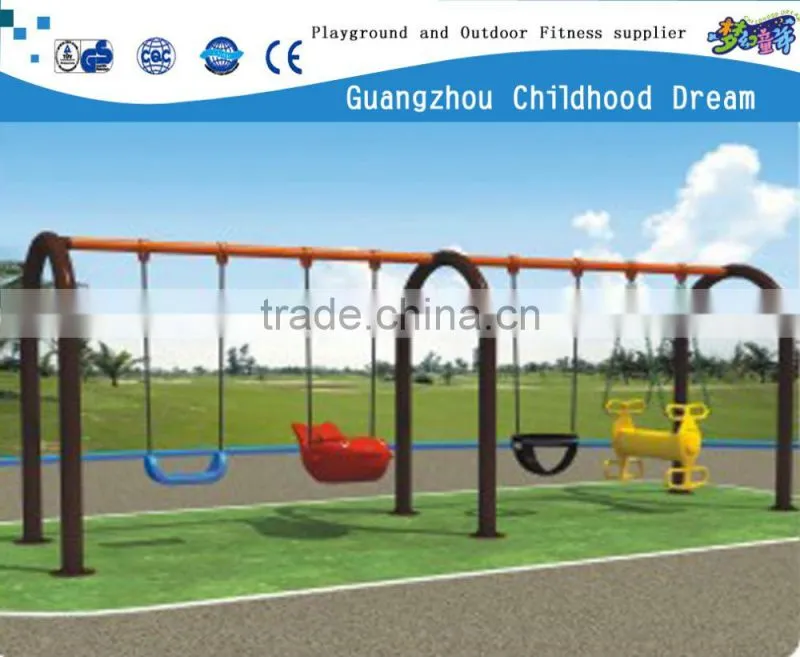 (CHD-877) Stainless steel four seat garden swing, baby swing chair, outdoor games children swing