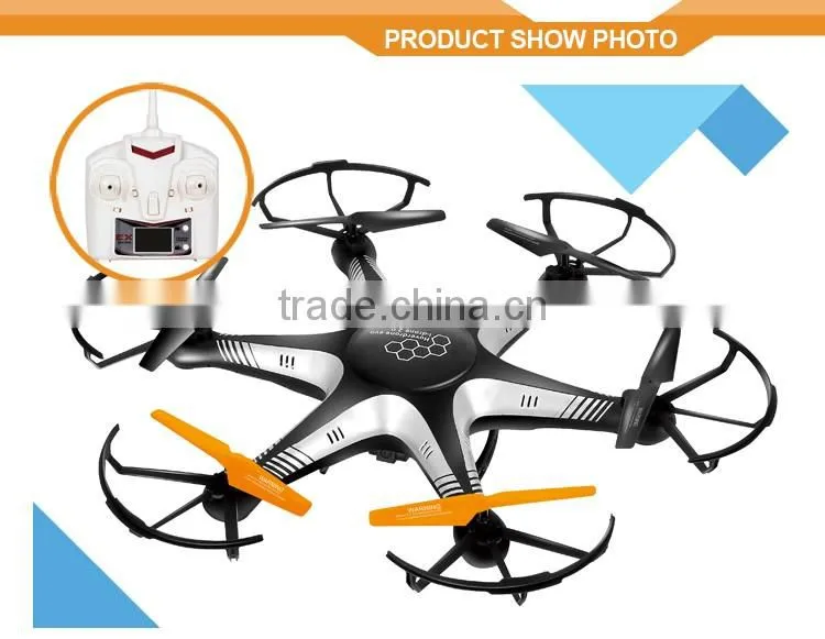 2.4g rc quadcopter drone radio control toy with light fpv racing drone