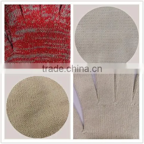 DDSAFETY 2017 Wholesale High Quality Cotton String Knit Wrist Safety Gloves