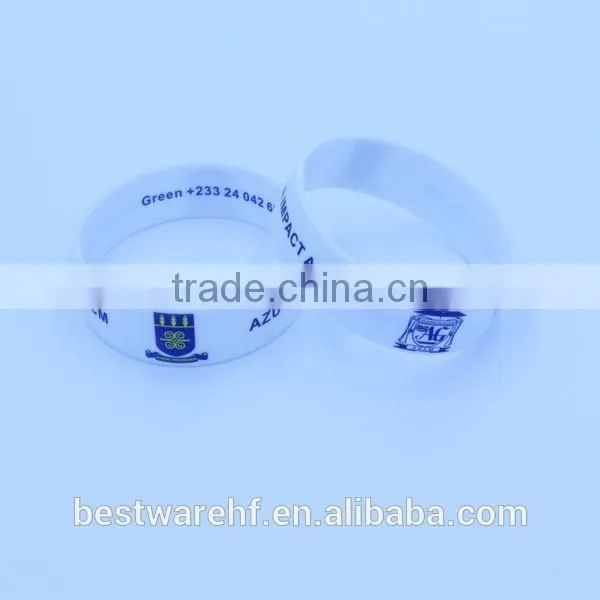 1/2 inch adult unique numbered silicone bands