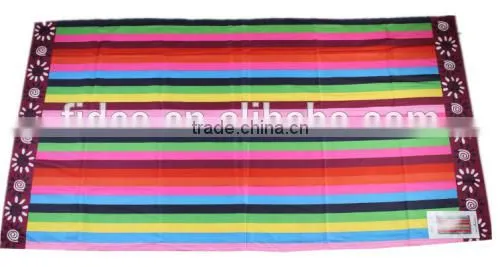 promotion custom printed micro fiber beach towel