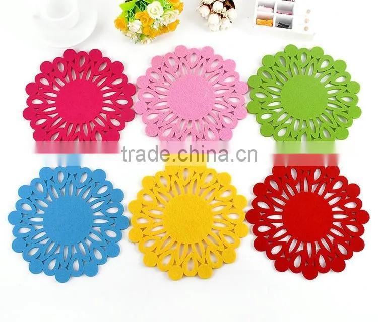 hot selling non woven felt table plate mat