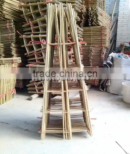 bamboo flowers support trellis for decoration garden