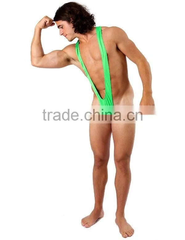 Borat Mankini Thong Swimsuit (Luminous Green)