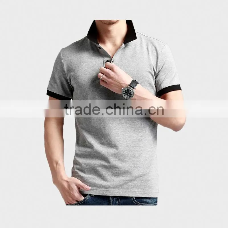 2015 China Supplier Summer Men's Jersey Polo Shirt