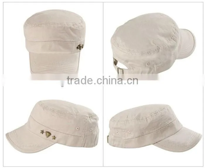 Popular custom rhinestones military caps