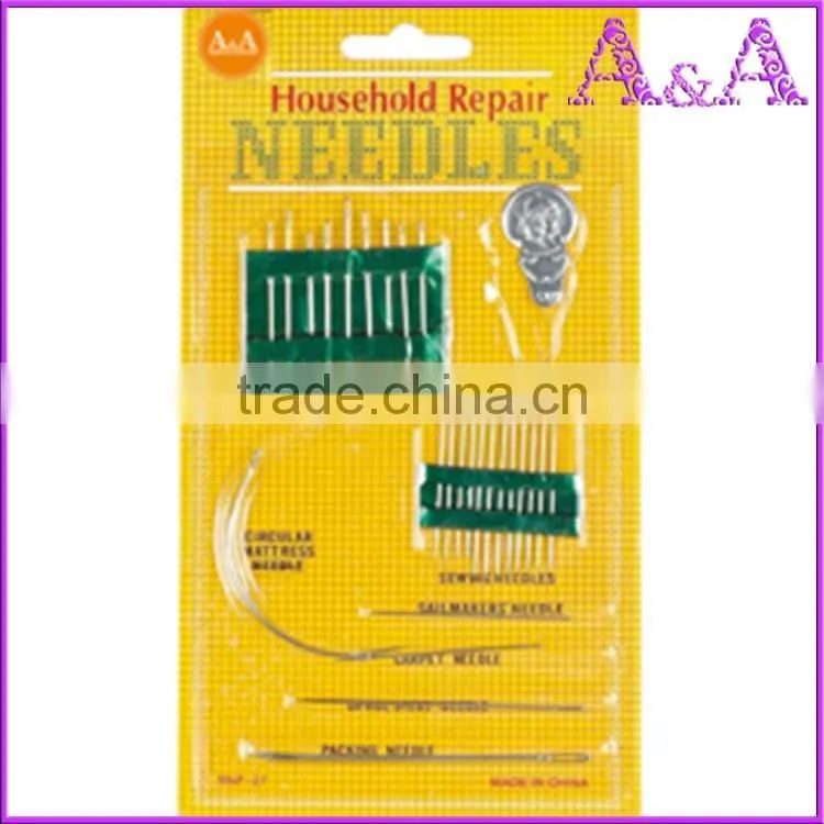7Pcs Hand Repair Sewing Needles Patching Tool / leather sewing needles / curved sewing needle