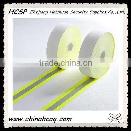 Fire Flame Retardant Reflective Fabric Tape,Reflective Warning Tape for Clothing