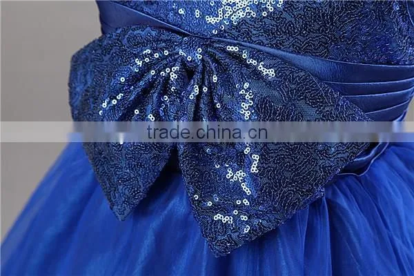 Creazy hot sell Girls Dress Beautiful Princess party dress High Quality wedding dress for Girls with Sequins