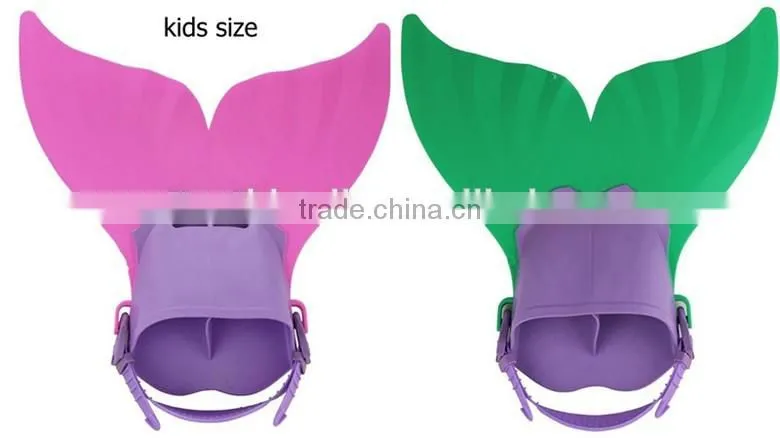 Silicone Material and Child Age Silicone Swimming Flippers