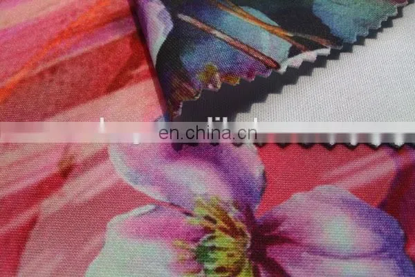shaoxing winfar made in china DTY scuba digital printed knitting fabric for garment