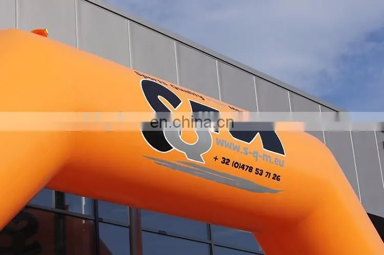 inflatable orange commercial inflatable arch for sale