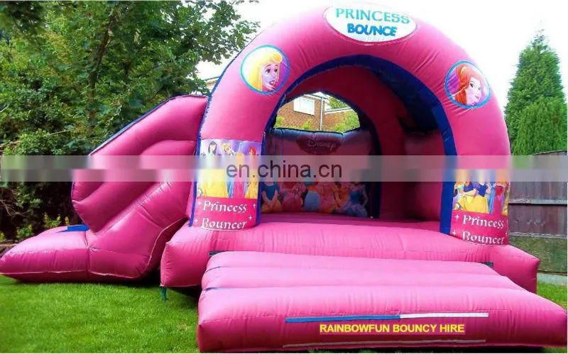 Inflatable pink backyard combo