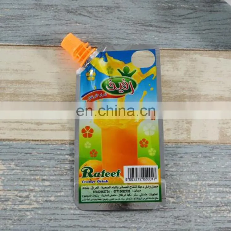 factory manufacture customized 150ml Small stand up spout pouch for children honey/jelly/juice packaging bag