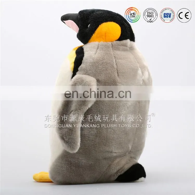 High quality soft animal toys stuffed singing plush penguin with sound chip