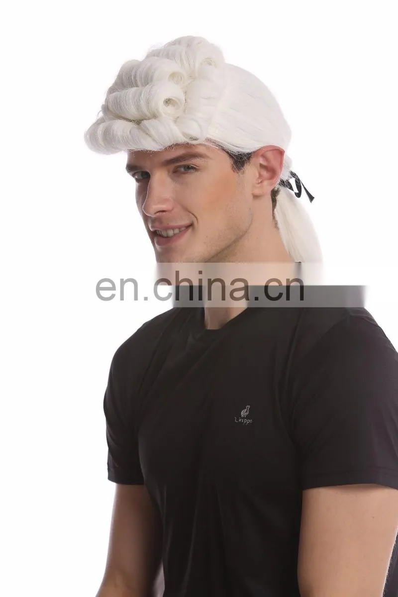 Party wigs Baroque period Noble gentleman wigs MW-004
