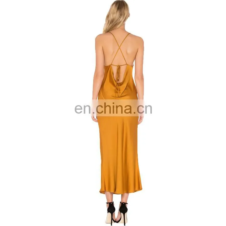 woman dress summer sleeveless sexy backless garment dress ladies dress