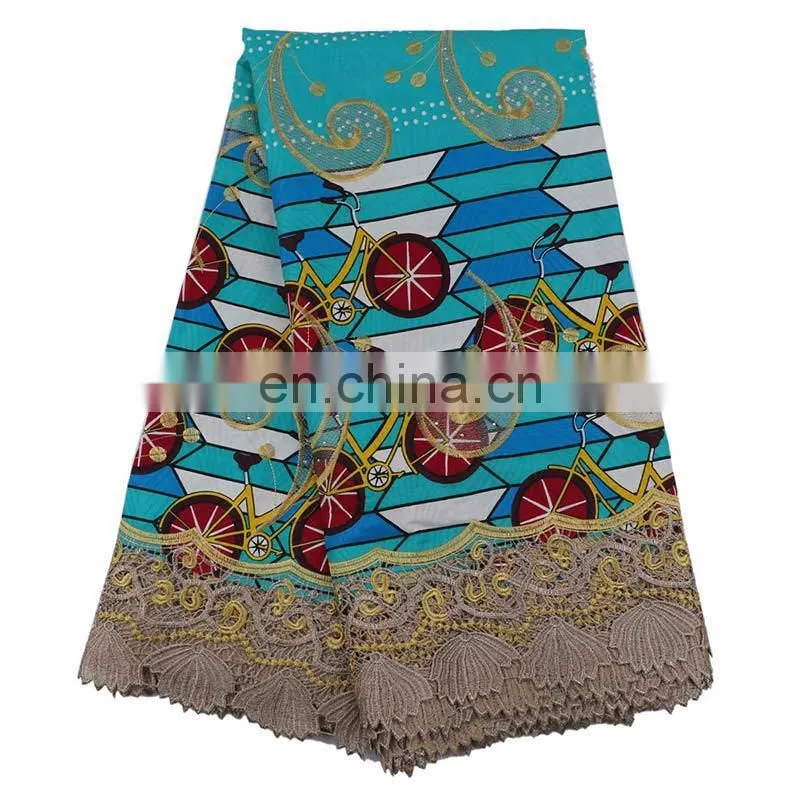 China fabric market wax lace/super wax hollandais 100% cotton african L170727005